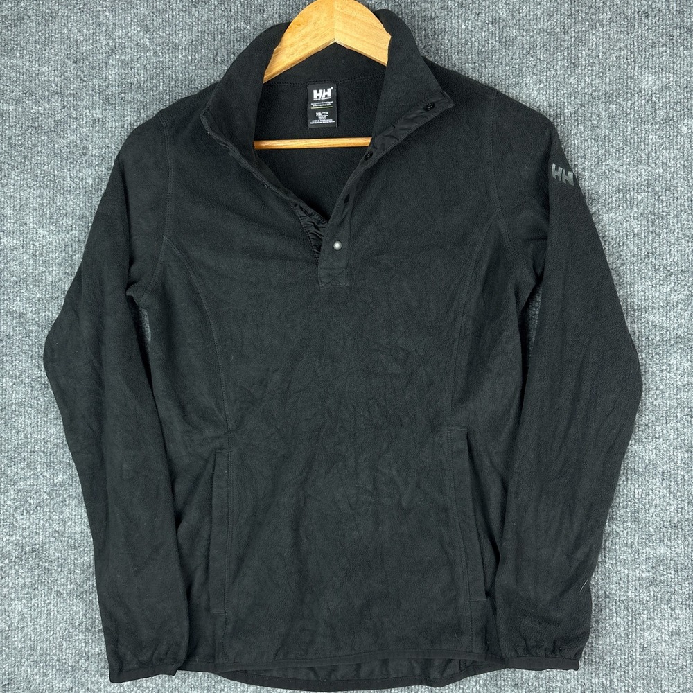 Helly‎ Hansen Nightfall Fleece Pullover Snap-Neck Womens XS Black